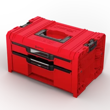 Qbrick System PRO Drawer 2 Toolbox 2.0 Expert RED Ultra HD Custom Skrzynka z szufladami