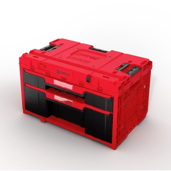 QS ONE Drawer 2 Plus Toolbox 2.0 Red Ultra HD Custom Skrzynka z szufladami
