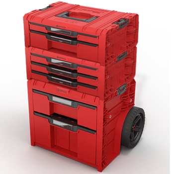 Qbrick system pro red ultra hd zestaw skrzyń na kołach z szufladami numer 2